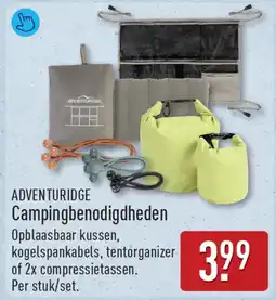 ALDI Adventuridge Campingbenodigdheden aanbieding