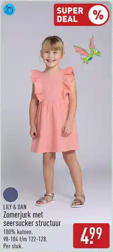 ALDI Lily & Dan Zomerjurk met seersucker structuur aanbieding