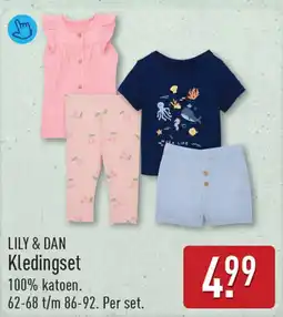 ALDI Lily & Dan Kledingset aanbieding