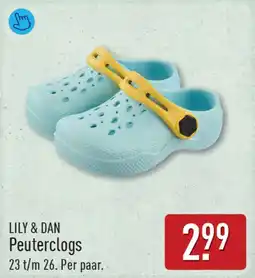 ALDI Lily & Dan Peuterclogs aanbieding