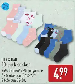 ALDI Lily & Dan Sokken aanbieding