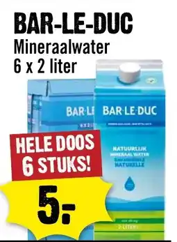 Dirck 3 Bar-le-duc mineraalwater aanbieding