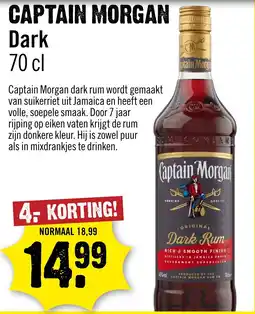 Dirck 3 Captain Morgan Dark aanbieding