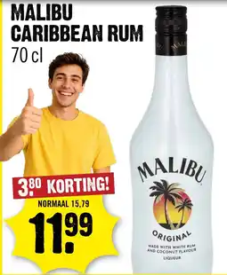 Dirck 3 Malibu caribbean rum aanbieding