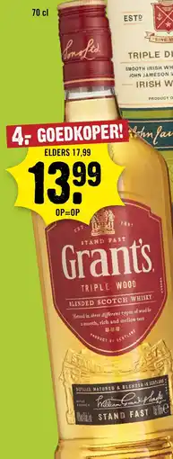 Dirck 3 Grant's triple wood aanbieding