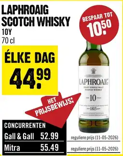 Dirck 3 Laphroaig scotch whisky 10Y aanbieding