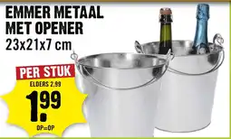 Dirck 3 Emmer metaal met opener aanbieding