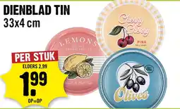 Dirck 3 Dienblad tin aanbieding