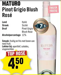 Dirck 3 Maturo Pinot Grigio Blush Rosé aanbieding