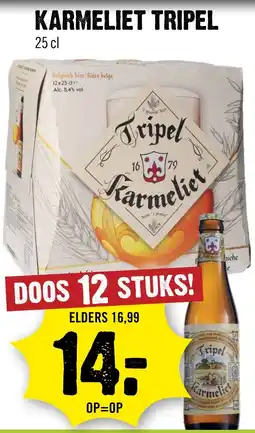 Dirck 3 Karmeliet tripel aanbieding