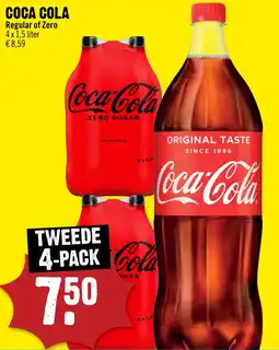 Dirck 3 Coca-Cola Regular of Zero aanbieding