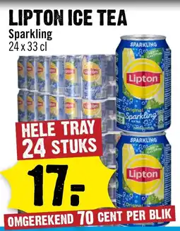 Dirck 3 Lipton ice tea Sparkling aanbieding