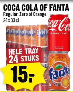 Dirck 3 Coca cola of fanta aanbieding