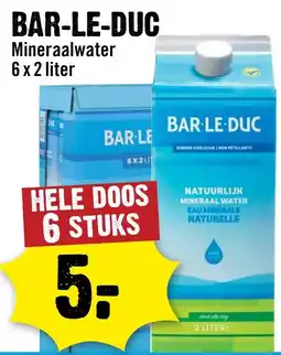 Dirck 3 Bar-le-duc Mineraalwater aanbieding