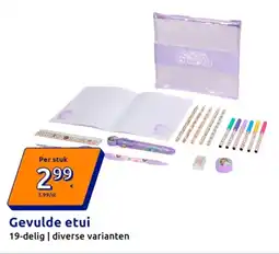 Action Gevulde etui aanbieding