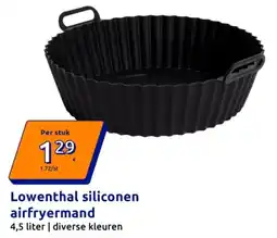 Action Lowenthal Siliconen Airfryermand aanbieding