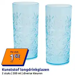 Action Kunststof Longdrinkglazen aanbieding