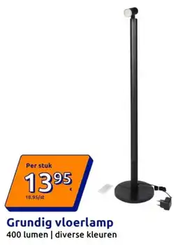 Action Grundig vloerlamp aanbieding