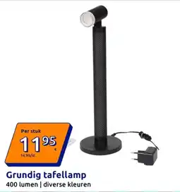 Action Grundig tafellamp aanbieding