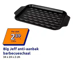 Action Big Jeff Anti Aanbak Barbecueschaal aanbieding