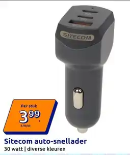 Action Sitecom Auto Snellader aanbieding