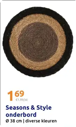 Action Seasons & Style Onderbord aanbieding