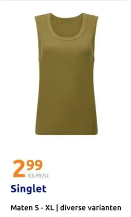 Action Singlet aanbieding
