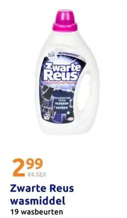 Action Zwarte Reus Wasmiddel aanbieding