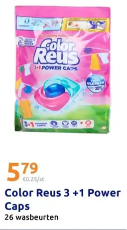 Action Color Reus 3 +1 Power Caps aanbieding