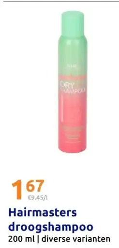 Action Hairmasters Droogshampoo aanbieding