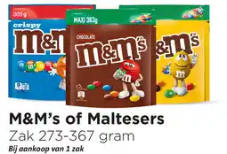 Jumbo M&M's of Maltesers aanbieding