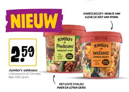 Jumbo Jumbo's satésaus aanbieding