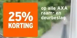 GAMMA op alle AXA deurbeslag aanbieding