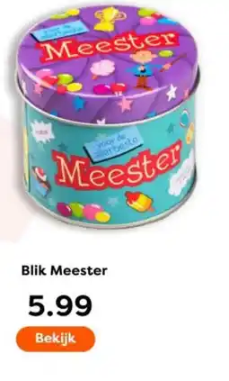 The Read Shop Blik Meester aanbieding