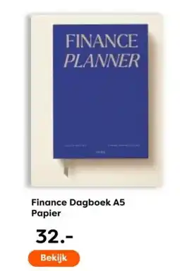 The Read Shop Finance Dagboek A5 Papier aanbieding
