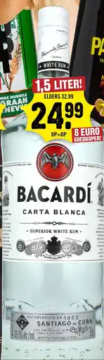 Dirck 3 Bacardi carta blanca aanbieding