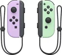 Coolblue Nintendo Switch Joy-Con Pastel Set Paars/Groen aanbieding