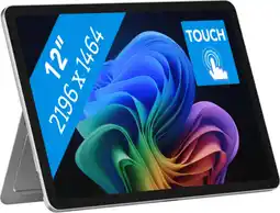 Coolblue Microsoft Surface Pro 12 Copilot+ PC Snapdragon X Plus / 16GB / 256 GB aanbieding