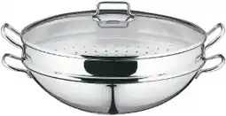 Coolblue WMF Macao Wokpan/Wadjan met Deksel 36 cm aanbieding