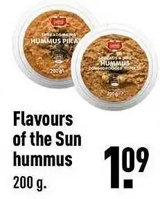 ALDI Flavours Of The Sun Hummus aanbieding