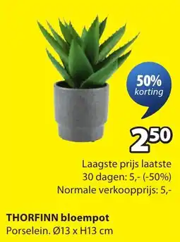 Jysk Thorfinn bloempot aanbieding