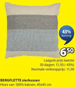 Jysk Bergflette sierkussen aanbieding