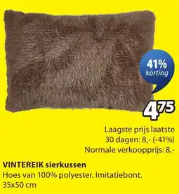 Jysk Vintereik sierkussen aanbieding