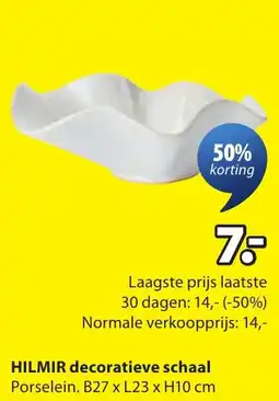 Jysk Hilmir decoratieve schaal aanbieding