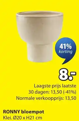 Jysk Ronny bloempot aanbieding