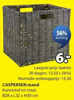 Jysk Caspersen mand aanbieding