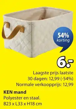Jysk Ken mand aanbieding