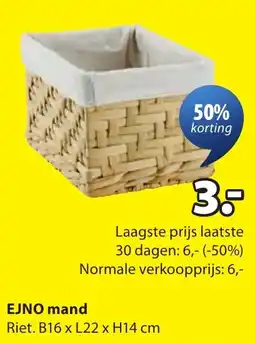 Jysk Ejno mand aanbieding