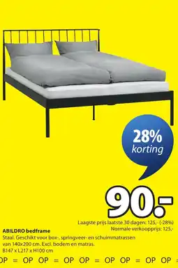 Jysk Abildro bedframe aanbieding