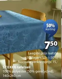 Jysk Stilkeg tafelzeil aanbieding